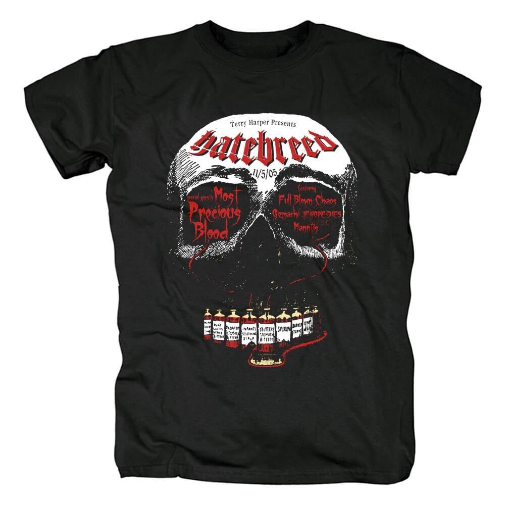 Vtg Hatebreed Band Punk Rock Band T Shirt For Men Cotton Full Size Shirt CM216 Unisex T-Shirt S