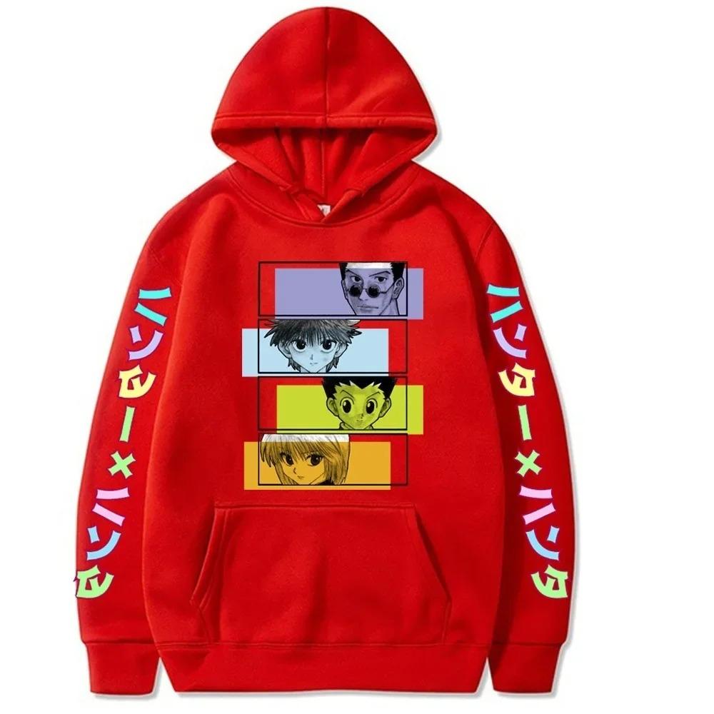 

Hunter X Hunter Graphic Print Hoodies Men Hisoka Sweatshirt Tracksuit Streetwear Anime Harajuku Casual Clothes 3XL