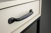 10 X Furniture Handle Black 128 Mm Metal