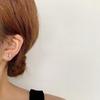 Korean Micro-Diamond Trendy Letter Stud Earrings: Elegant, High-End Accessories for Women's Unique Style.