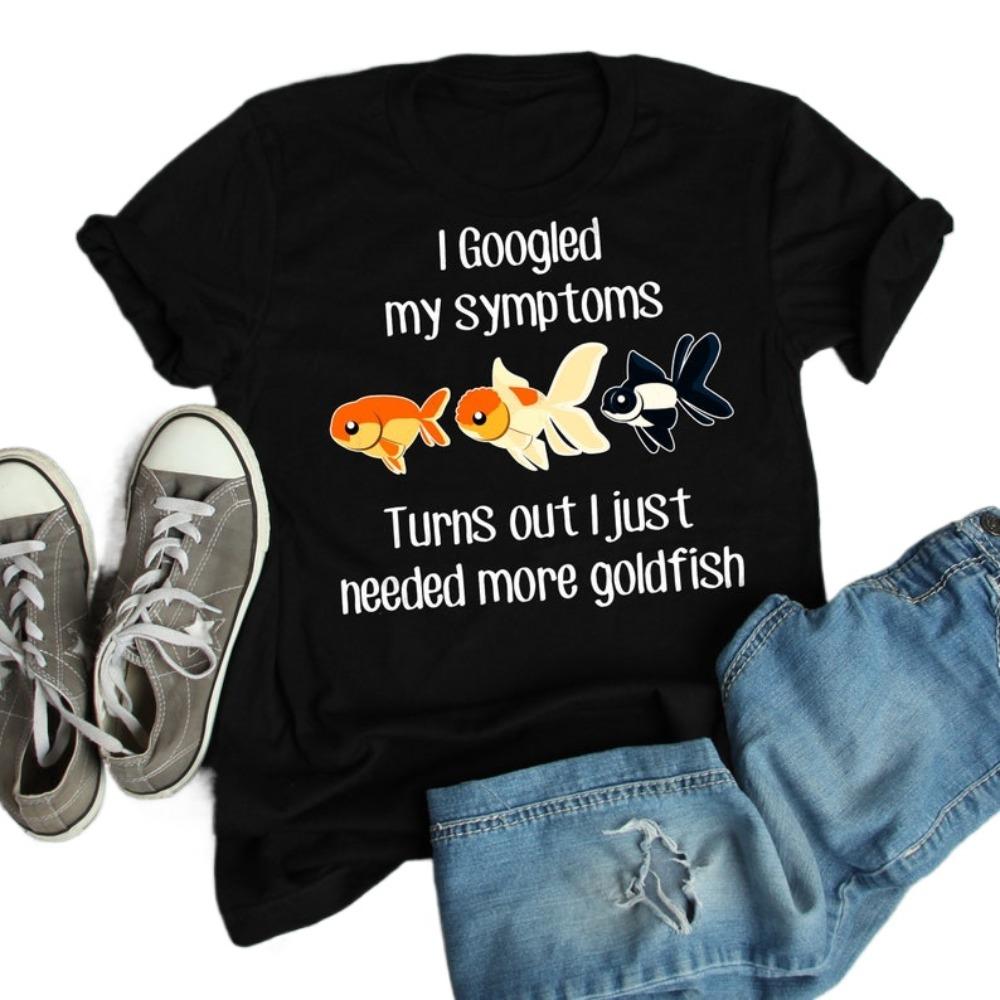 Funny Goldfish Shirt More Goldfish Are Needed Fish Lover Gift Tshirt Cute Fishkeeping Men Tshirt Daily Life Summer Women Tops