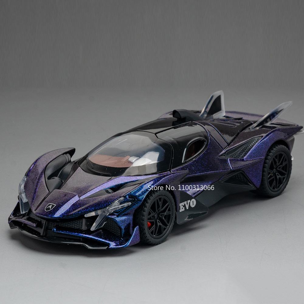 1:32 Metall-Druckguss Apollo EVO IE Autos Modell Spielzeug Pull-Back Sportwagen Spielzeug Türen zu öffnen Gummireifen Fahrzeuge Geburtstagsgeschenke