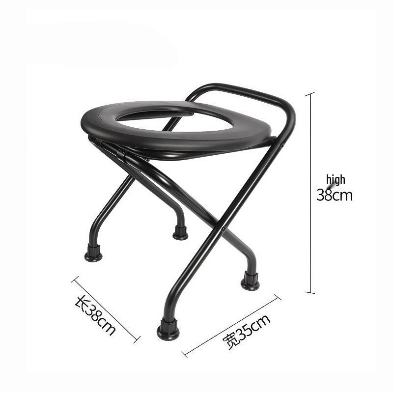 Lightweight Foldable Shower Chair for Elderly, Pregnant, or Disabled Height 38cm