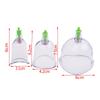 3 Pcs set Thickened explosion-proof Curved Vacuum C1 Cups Cupping for Joint Suction Chinese Massage Traditional