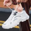 2025 Spring and Autumn New Casual Mesh Sports Shoes Breathable Men's Shoes Trend Student Platform Dad Shoes Men's Fashion