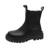Short boots for women with increased height inside 2025 new spring and autumn versatile super chimney short boots