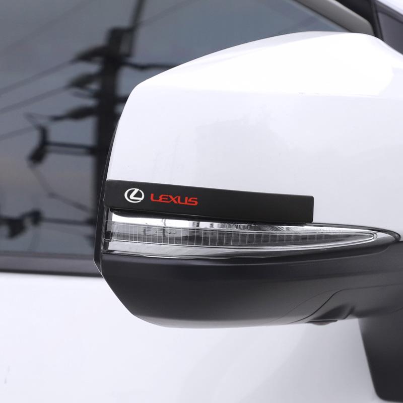 6Pcs Car Anticollision Rubber Strip Door Anti Scratch Stickers For Lexus F-SPORT ES RX NX LS UX LM LX GX LC RZ IS CT GS RC HS SC