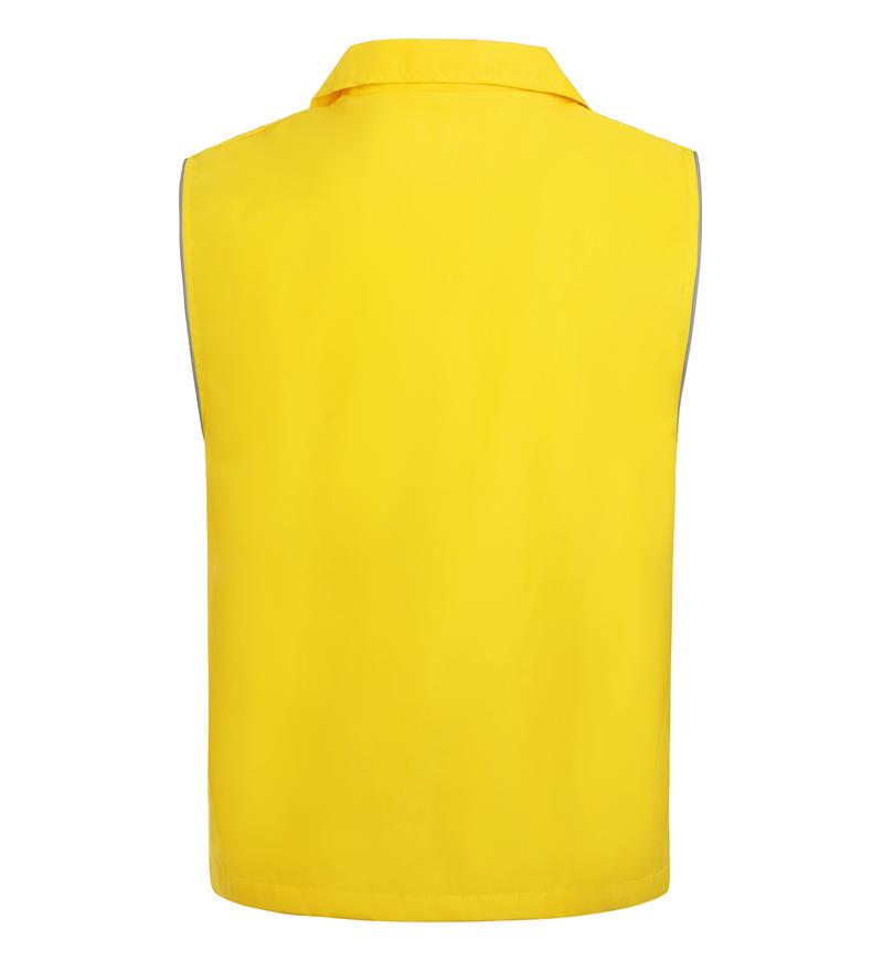 Prémiová dvouvrstvá dobrovolnická vesta se třemi kapsami pro charitativní a pracovní akce