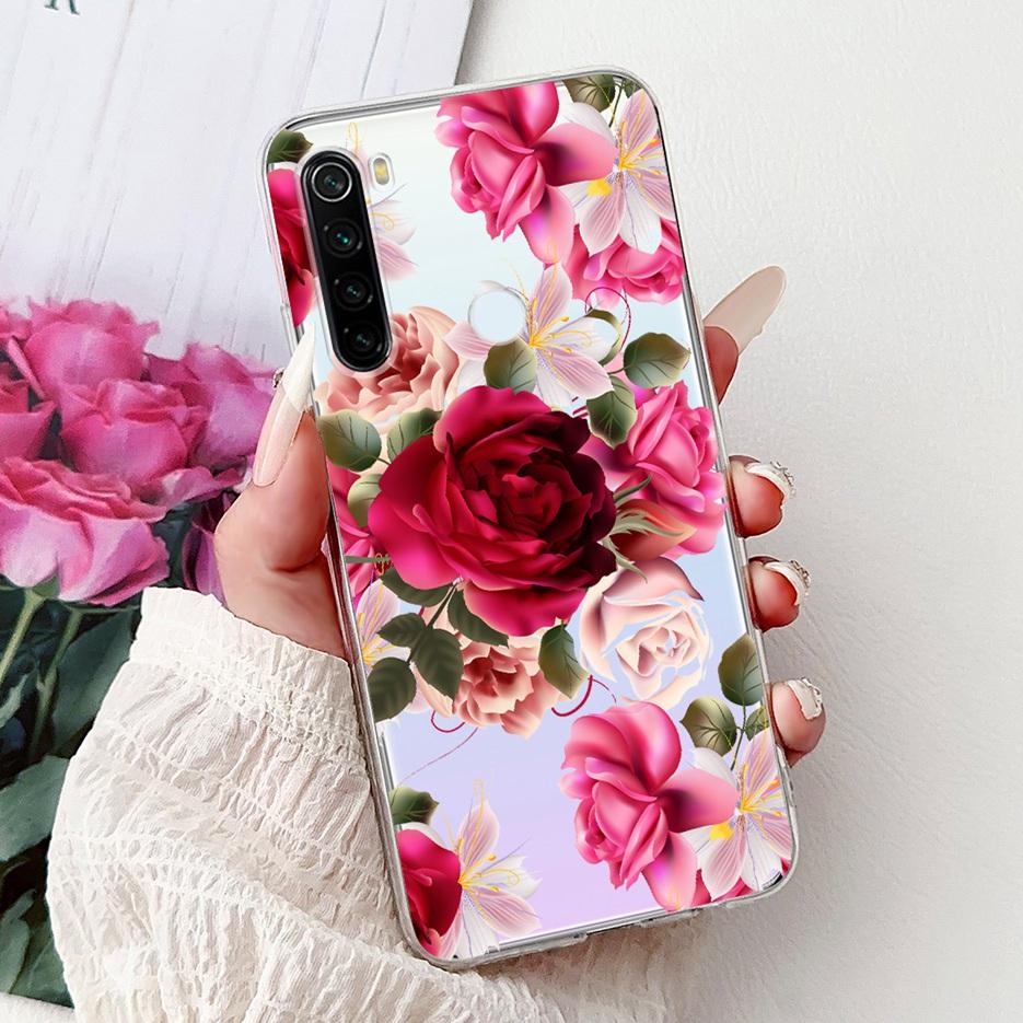 For Xiaomi Redmi Note 8 2021 Case Note 8T New Fashion Painted Cover Soft Silicone Phone Case For Redmi Note 8 Pro Note8 T Fundas