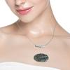 Pendant Silver  Peridot Labradorite Gemstone Jewelry Sterling 2.5" Fiery