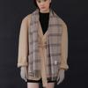 OVLA [100% cashmere] cashmere check muffler_2color MF002