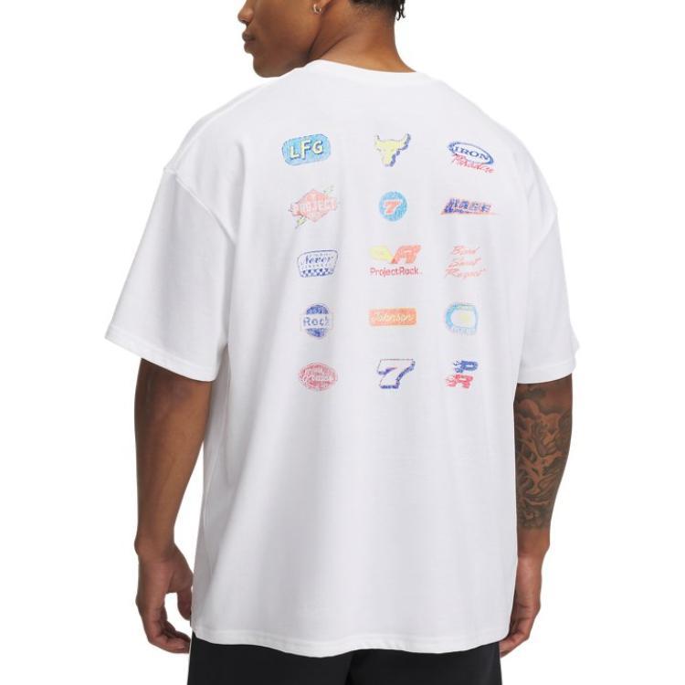 Under Armour ProjectRock T Shirt Men's White 1389950-100