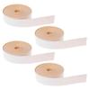 4 Rollen Lampenschirm-Kantenband Klebeband Selbstklebendes Stoff-Saumband für DIY-Nähprojekte Gardinen-Einfassung Nähte Quilten Paspel