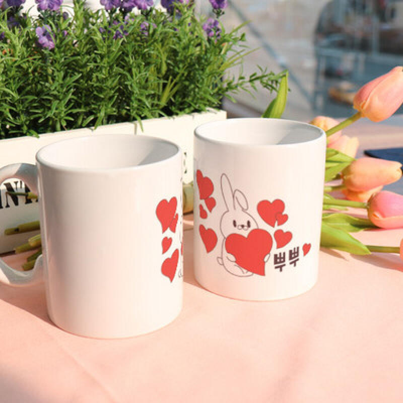 cs869-Design Mug 2p-Heart Rabbit