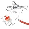 Fuel Switch Filter Kit 6mm Inline Fuel Filter For ATV Motorcycle Dirt Bike Go Kart Universal Fuel System Replacement Parts