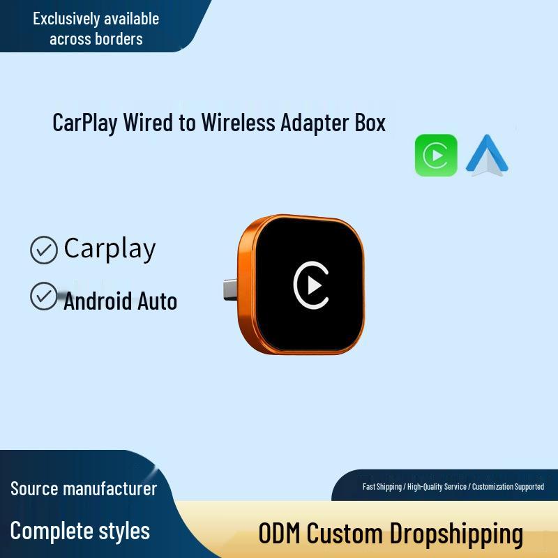 Dual-Function Wireless CarPlay & Screen Mirroring Adapter for Apple & Android Wireless CarPlay