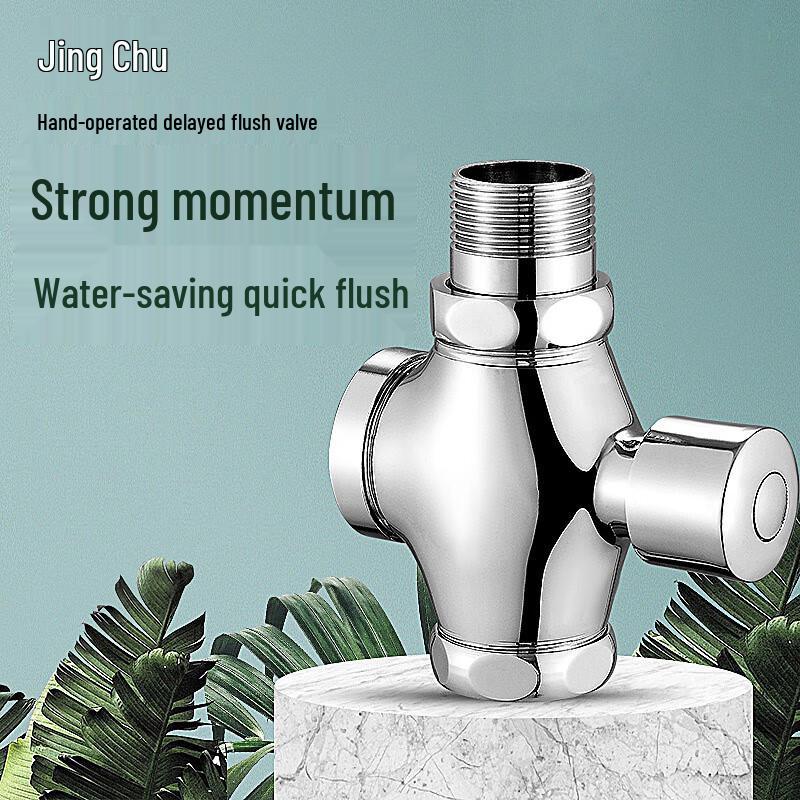 Jingchu Manual Delay Flush Valve for Squat Toilets DN20