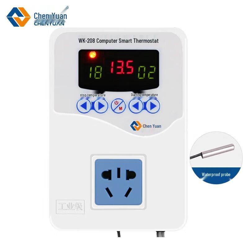 

CHENYUAN High-Precision Digital Smart Thermostat Plug CN plug (adapter included)