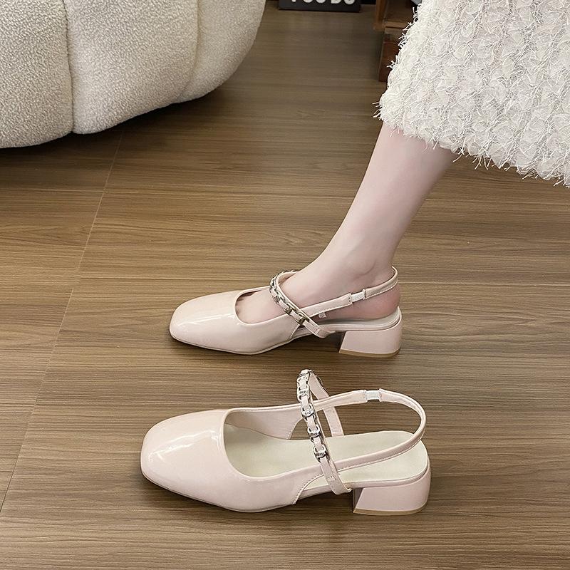 Women's French Elegant Mary Jane Shoes New Fashion Versatile Wearable Durable Lightweight Breathable Design Sandals