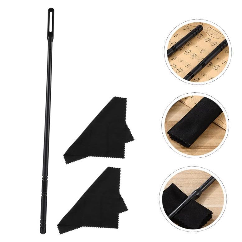 Flute Cleaning Rod and Swab Set with Cloth - Musical Instrument Accessories