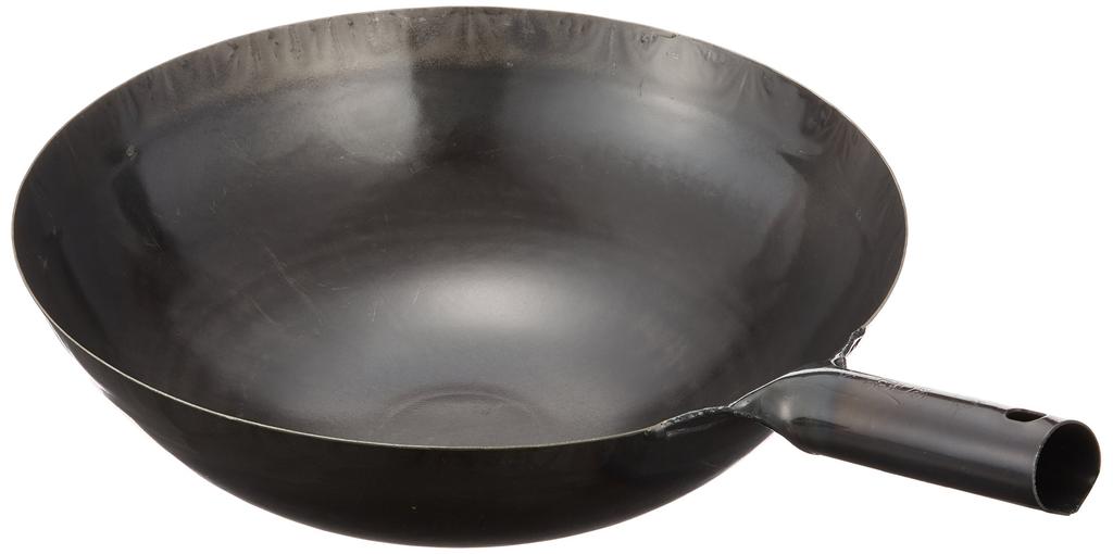 Yamada One-Handed Iron Wok, 1.2mm, 36cm, Product Number: 120001037