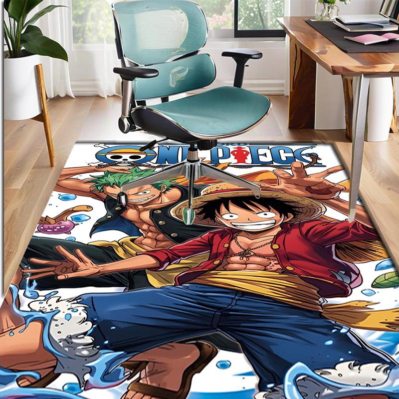 One Piece Pattern Rug, Indoor/Outdoor Mat, for Picnic, Gameroom, Bedroom, Office, Living Room, Home Decor Carpet, Birthday Gift