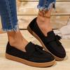 Mocassini da Donna Taglie Forti a Punta Tonda Slip-on - Scarpe Piatte Stile Estivo