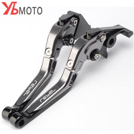 Flash Deals Motorcycle CNC Brake Clutch Levers For Honda CMX 500/300 Rebel 2017- Adjustable Extendable