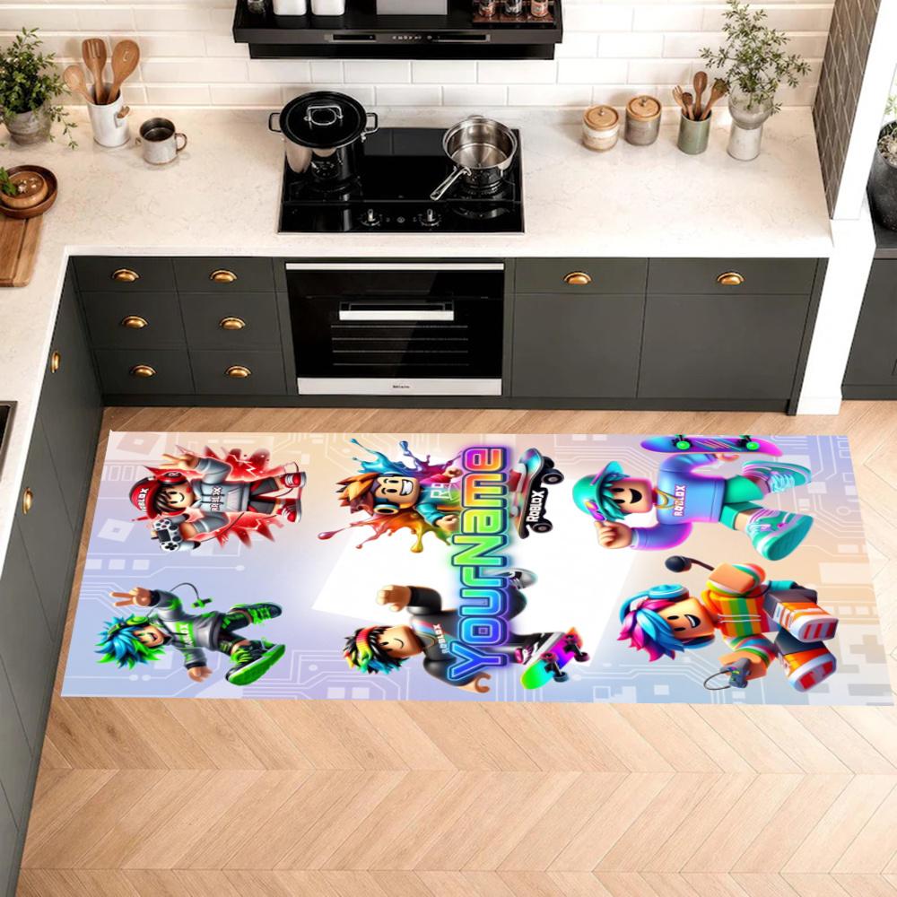 Roblox Customize Your Name Kitchen Rug Runner Rug Laundry Mat Hallway Entryway The Best Gift Choice