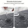 Pebble Pattern Bathroom Mat Non-slip Floor Rug Mat Gift for Parents household non-slip entry mat super absorbent bath mats
