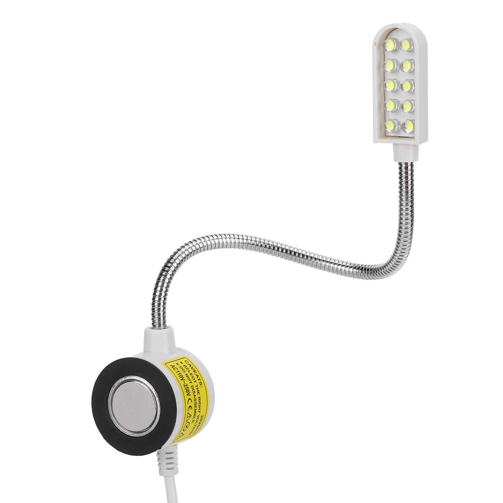 LED Sewing Machine Light with 10pcs Chips Arm Lathe Working Lamp
