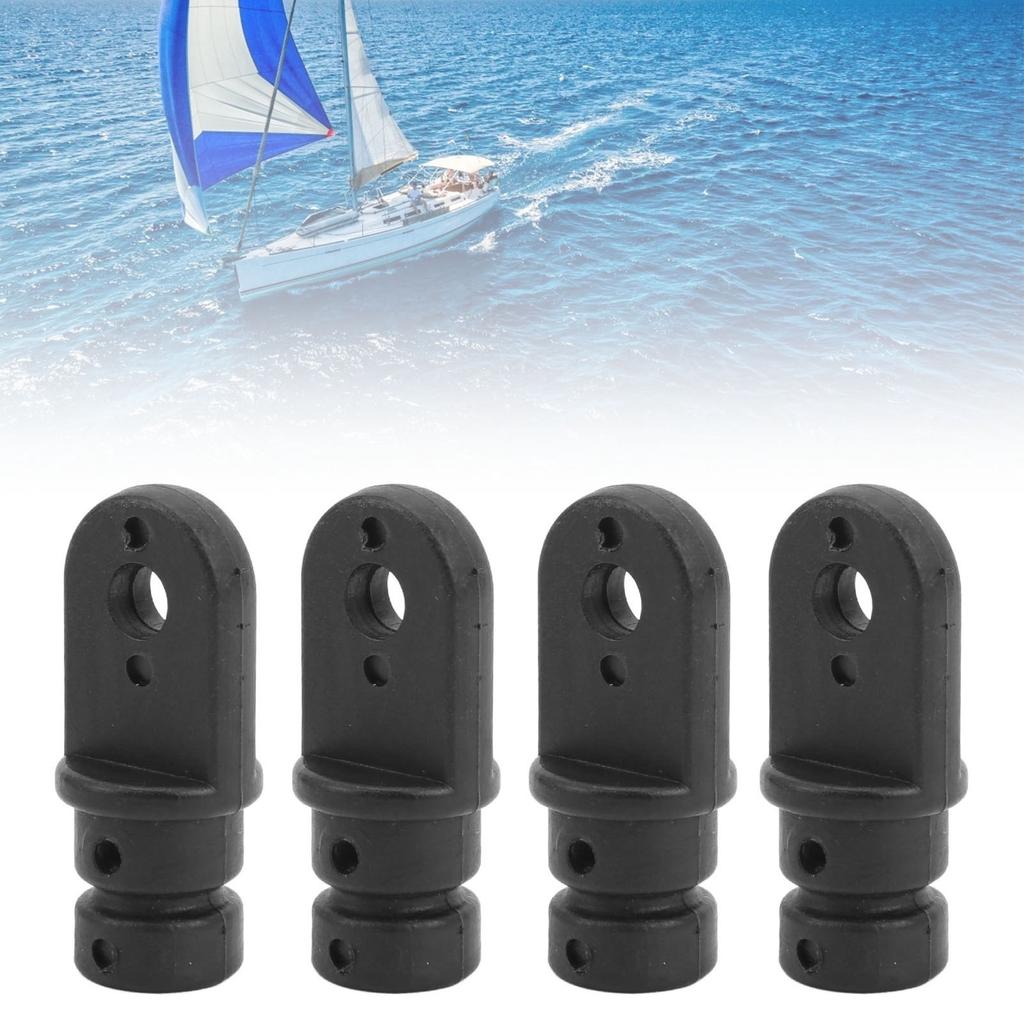 4 Pcs Bimini Top Fitting Nylon Eye End Top Bimini Top Hardware Cover for Marine Boat