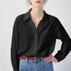 White shirt women's long-sleeved spring clothes new Ou Ruofeng lace loose top