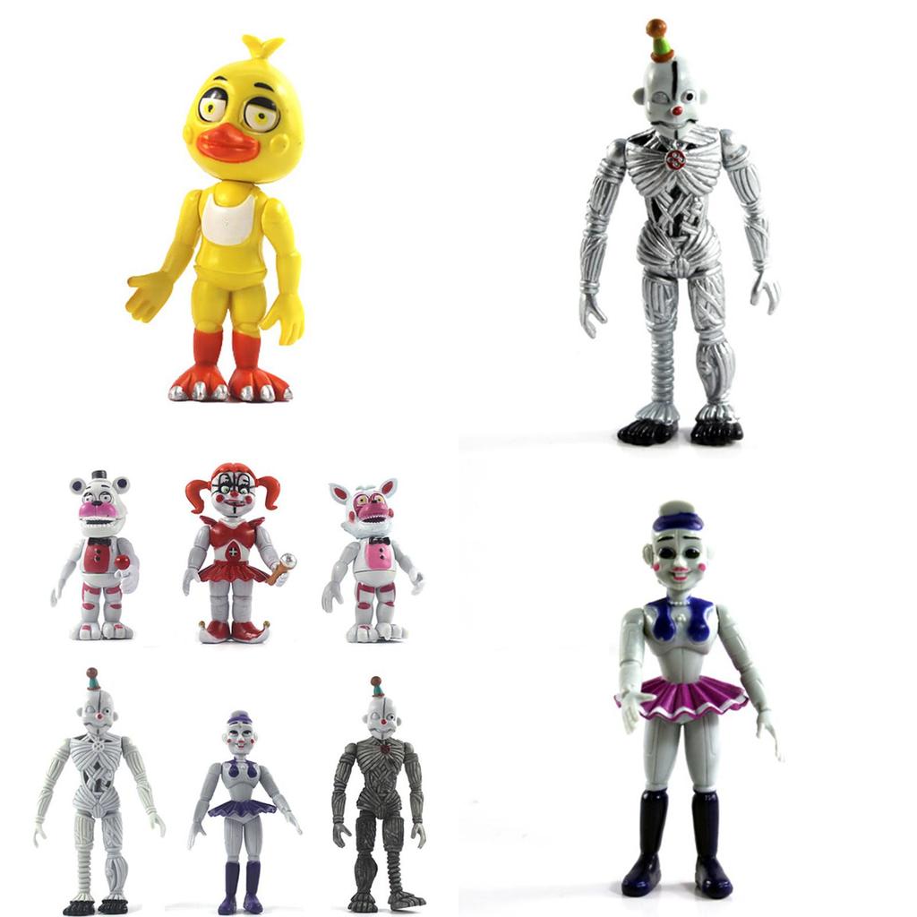 Captivating 6-piece Fnaf Five Nights At Freddy's Action Figures For Enthusiastic Fans