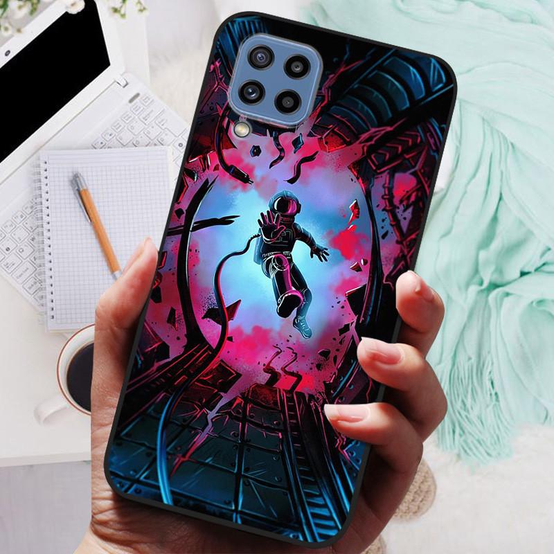 For Samsung M32 Case SM-M325F TPU Luxury Soft Fashion Silicone Phone Case For Samsung Galaxy M32 Coque Back Cover Fundas Shell