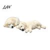 Cute Puppy Car Dashboard Decorations 2Pcs Sleeping Resin Dog Figurine, Decor for Creative Gift Lovers Women, Mini Calming Statue Desk, Interior