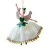 Ballet Girl Christmas Ornament Hanging  Dance Pendant Elegant Dance Pose  Indoor Holiday  Decoration