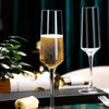6pcs Champagne Cups Elegant 8oz Champagne Flute Clear Sparkling Champagne Flute Glass Mimosa Glass For Prosa Restaurant Wedding Party Anniversary