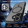 Luxus Matte Transparente Hülle Für iPhone 16 Pro Max Plus 15 14 13 12 mini 11 Magsafe Kabelloses Laden Stoßfeste Abdeckung