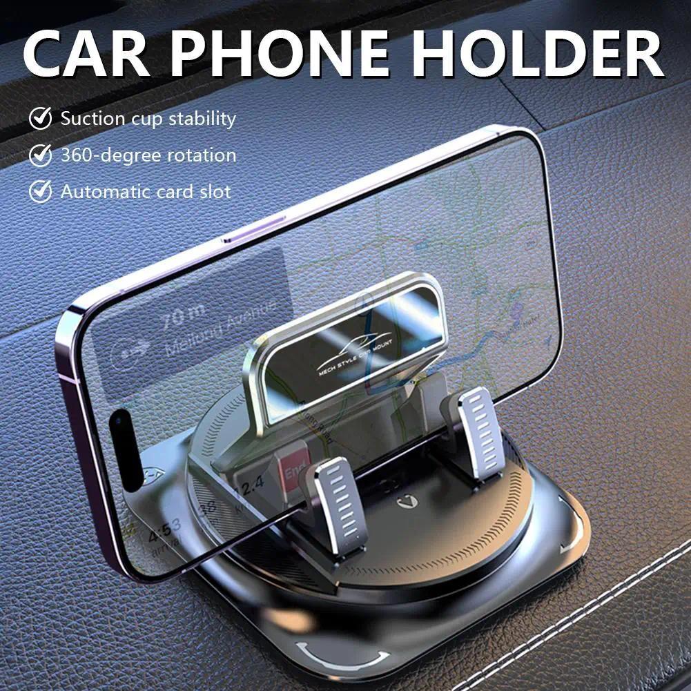 360° Rotatable Universal Car Phone Holder Car Dashboard Support Bracket Mount Easy Install Vehicle Mobile Phone Holder