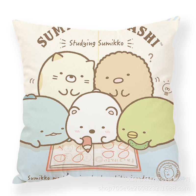 Cartoon Cartoon Corner Creature Pillow Cute Ins Animal Pillow Case Office Waist Rest Premium Durable Quality Useful