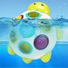Cartoon Turtle Push Button Toy Stress Anxiety Relief Press Button Tortoise Toy Hand-Eye Coordination Animal Finger Clicker Fidget Toy