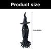 Detailed Halloween Witch Figurine Premium Resin Craft Witch Sculpture Perfect For Season Holiday Mantels Display