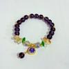 Luxury Crystal Beads Bracelet Hand Jewelry Vintage Beaded Bracelet Zircon Inlay Pendant  Friends