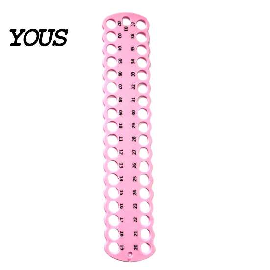 Sewing Thread Storage Board Cross Stitch Winding with Numbers, Plastic Embroidery Holder Plate, Floss Organizer Bobbin for Projects