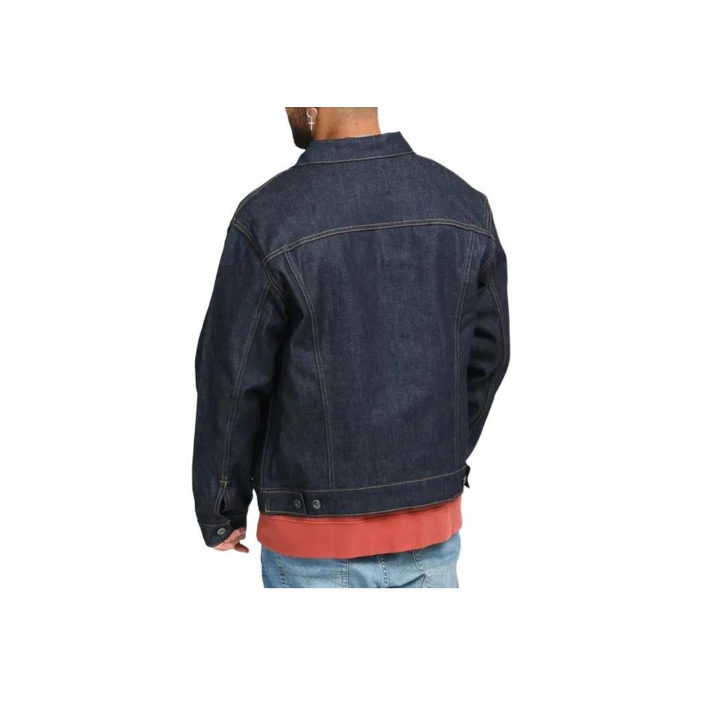 Levis X FW22 Solid Color Single-Breasted Straight Fit Jacket Men Jacket Navy-Blue 28943-0022