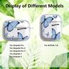 Case For Airpods Pro2 4 Pro3 1 Pro 2 3 Clear Earphone Cases Cover Red Blue Butterfly