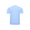 Li Ning Logo Letter Print Cool Quick-Dry Breathable Versatile Round Neck Pullover Short Sleeve T-Shirt Men T-Shirts Ice-River-Blue ATSU493-7