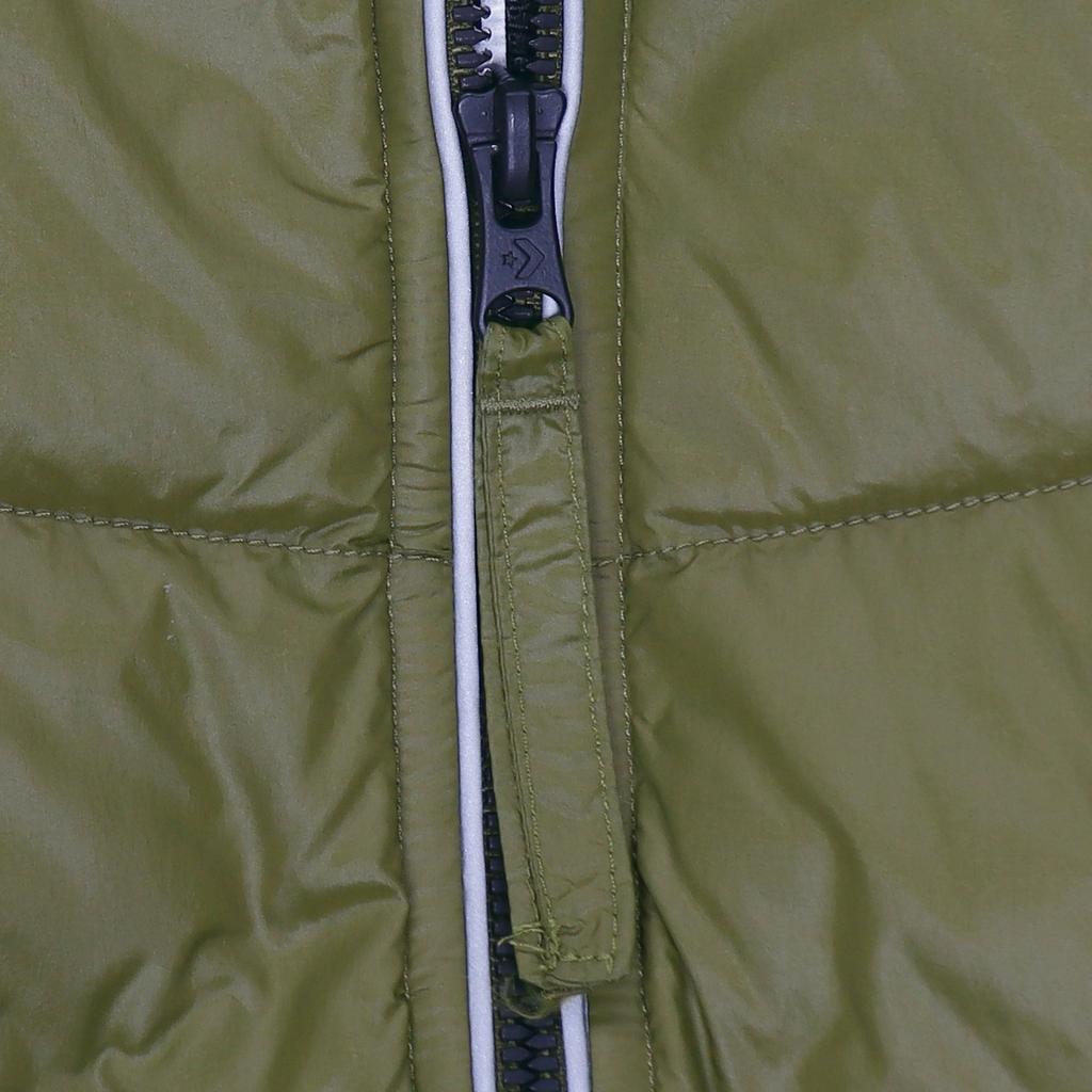 Converse Stand Collar Light Puffer Jacket Asia Sizing 'Olive Green' Men's 10020671-A02