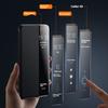 Genuine Leather Flip Cover Case For HUAWEI Mate 70 Pro RS Mate 60 Smart View Wake Sleep Call ID Display